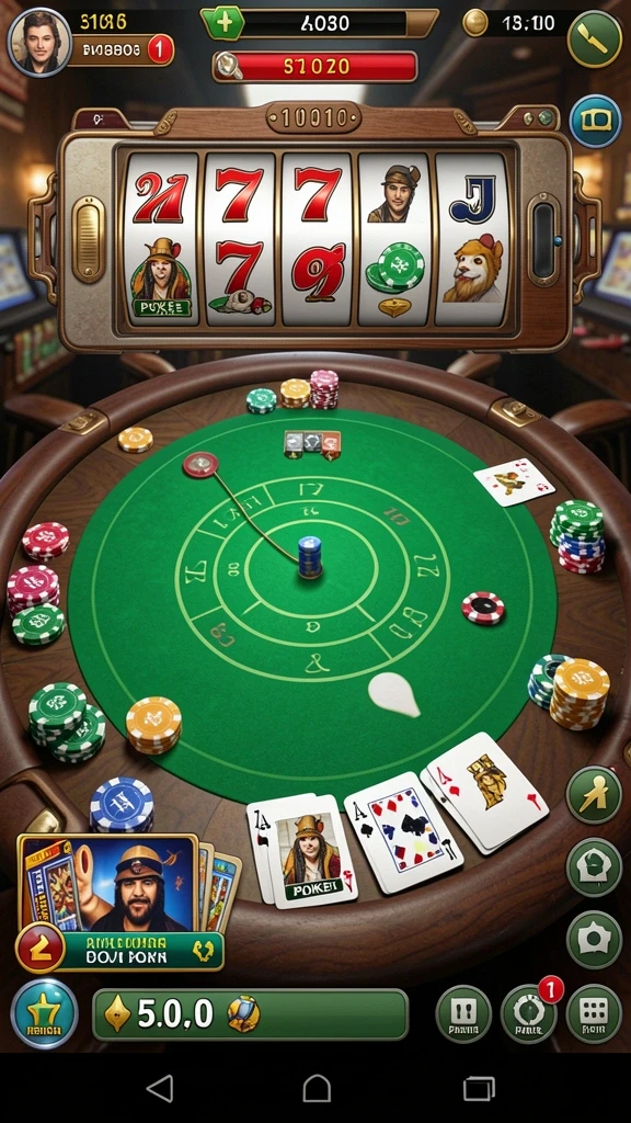 hokigame - Tampilan antarmuka yang modern dan menarik.