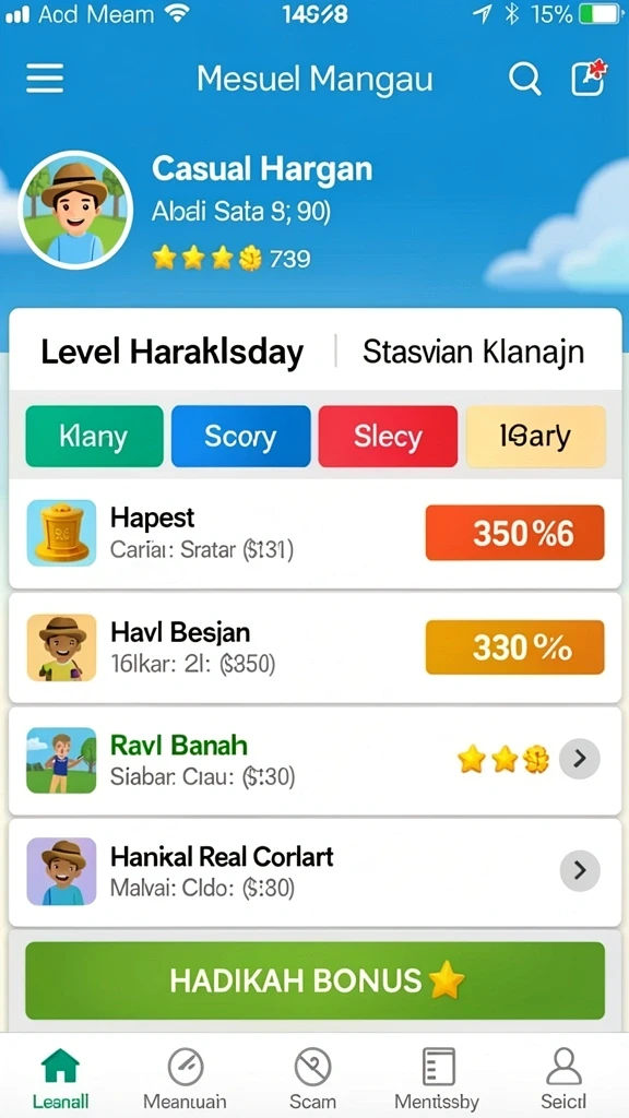 hokitime - Screenshot memperlihatkan interaksi sosial antar pemain.