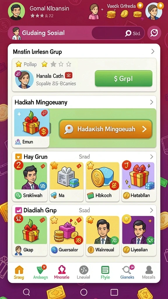 nadimtogel - Tampilan antarmuka yang sederhana dan menarik.