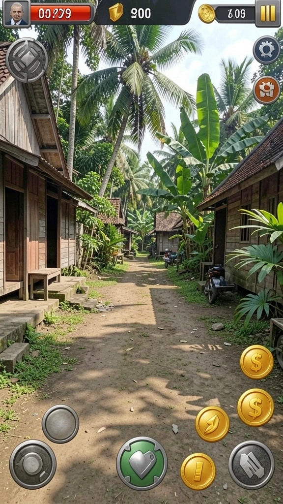 rr789 - Tangkapan layar menampilkan pemandangan menakjubkan dalam game.